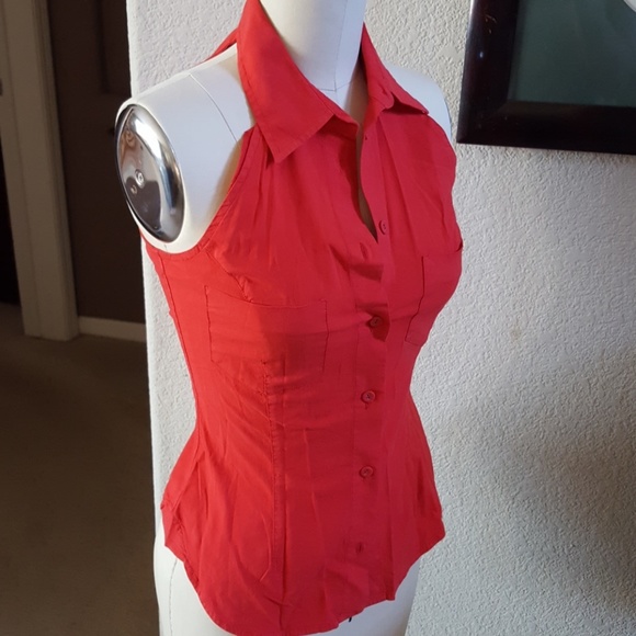 German Designer Button Down Sleeveless - Picture 2 of 8